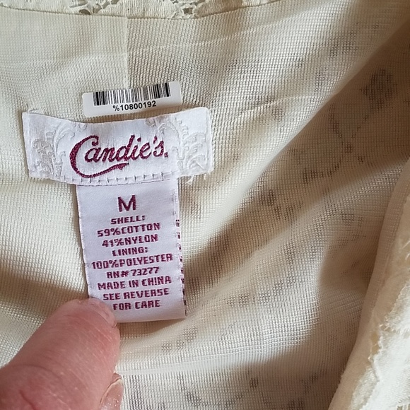 Lace jacket w 3/4 length sleeves - Picture 3 of 6